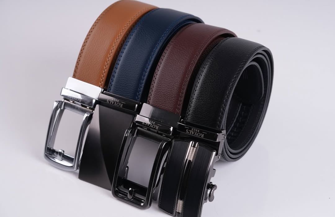 Royal's Belt — Otomatik Tokalı Erkek Deri Kemer