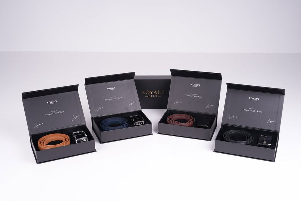 Royal's Belt — Otomatik Tokalı Erkek Deri Kemer