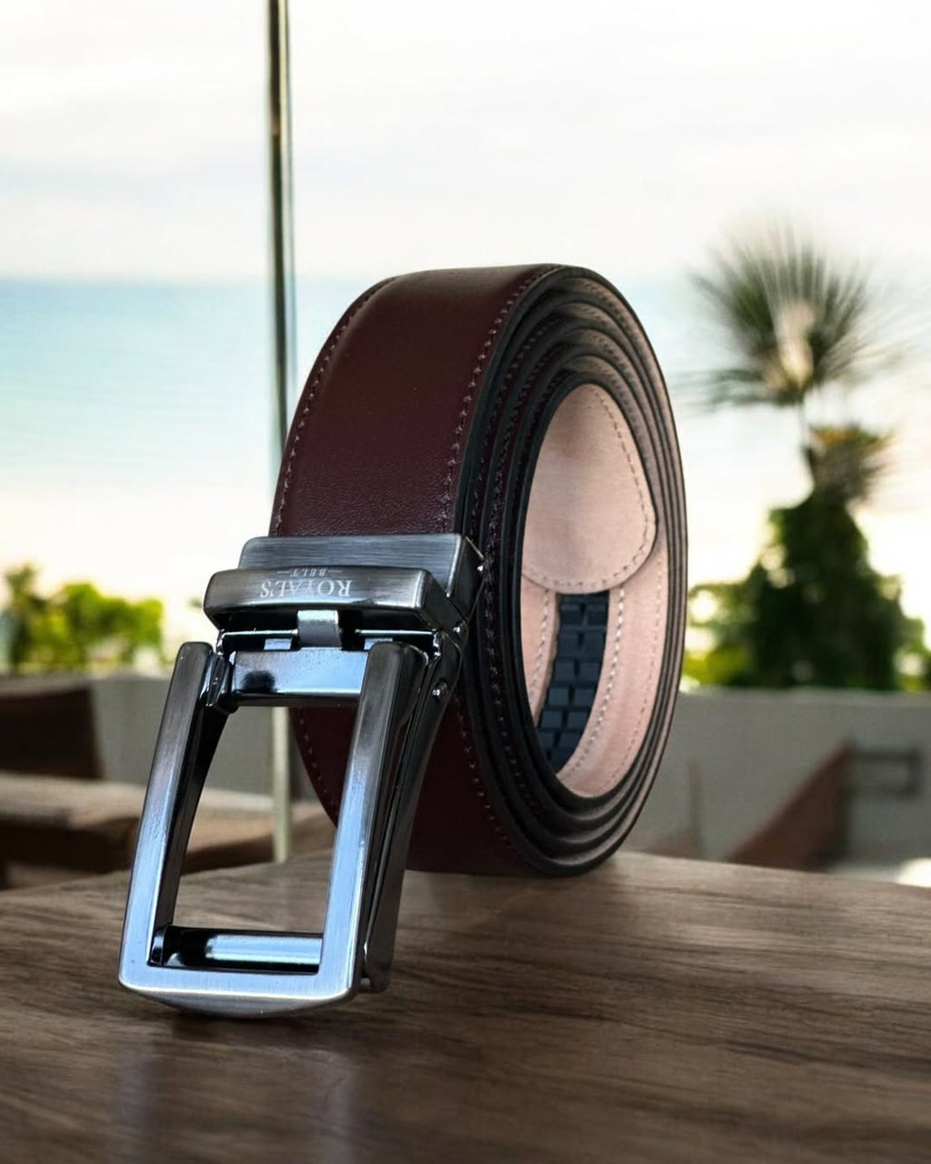 Royal's Belt — Otomatik Tokalı Erkek Deri Kemer