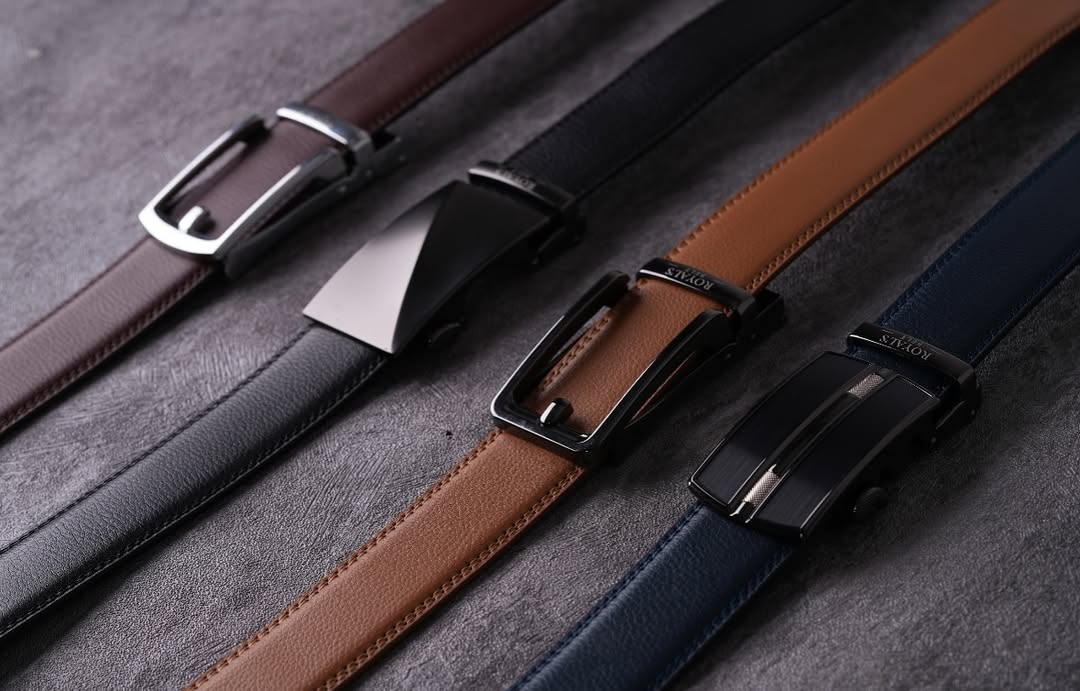 Royal's Belt — Otomatik Tokalı Erkek Deri Kemer